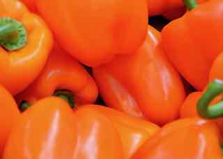 Sweet Orange Bell Peppers